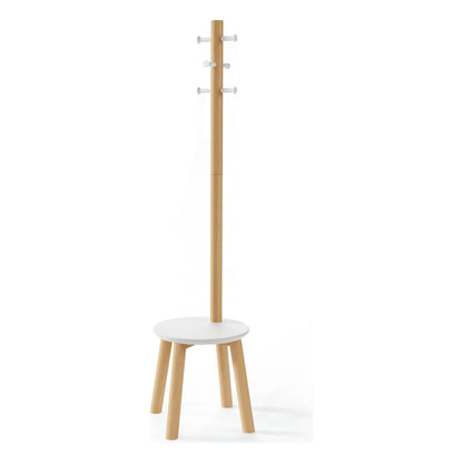 Pillar Stool and Coatrack