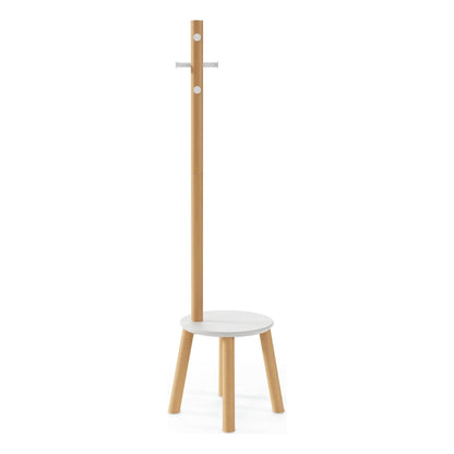 Pillar Stool and Coatrack