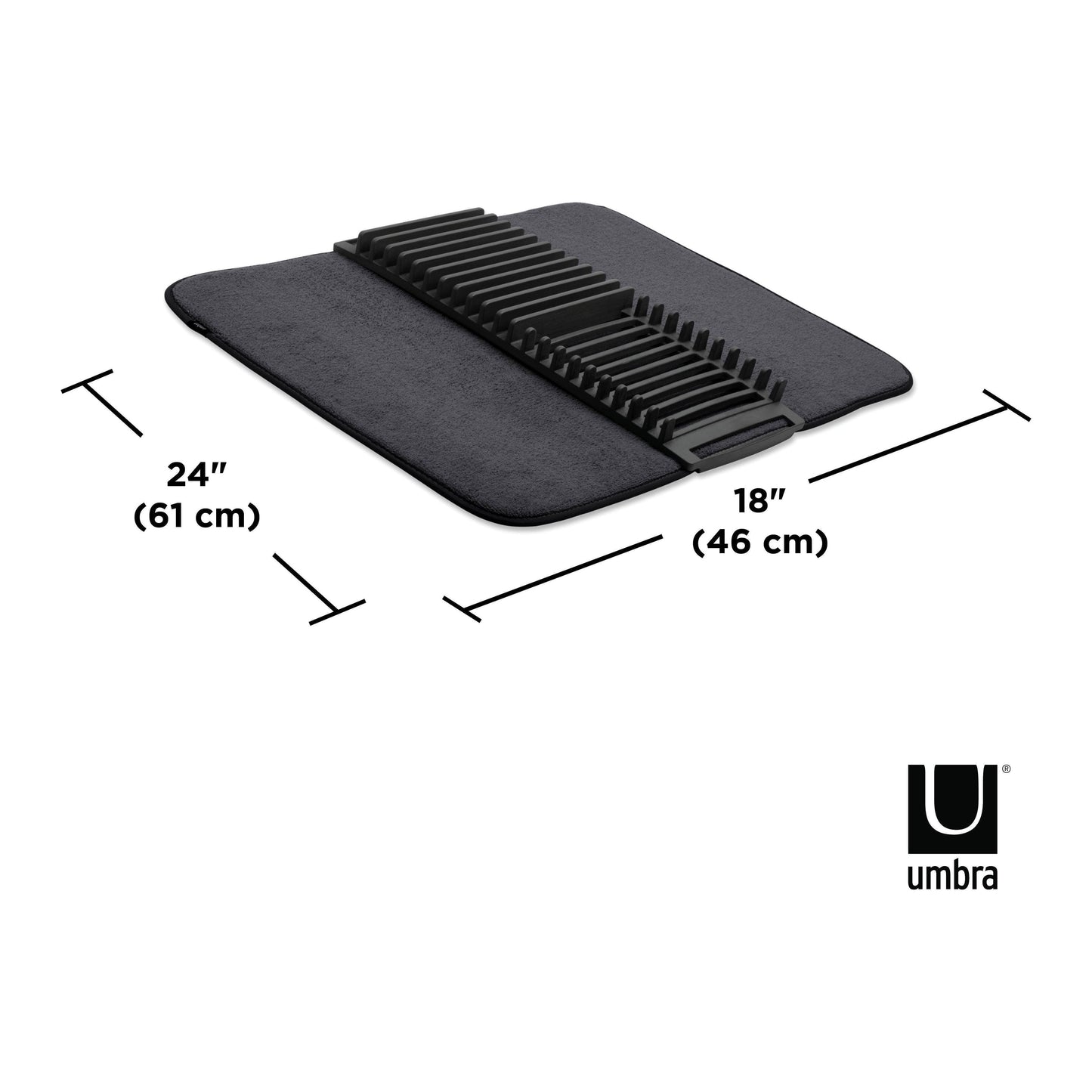 UDry Dish Rack with Drying Mat