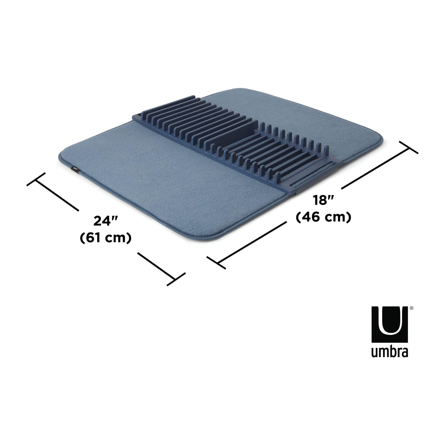 UDry Dish Rack with Drying Mat