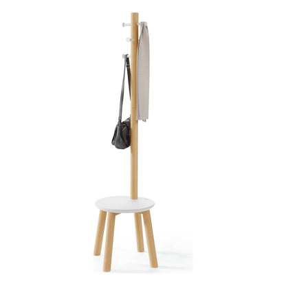 Pillar Stool and Coatrack