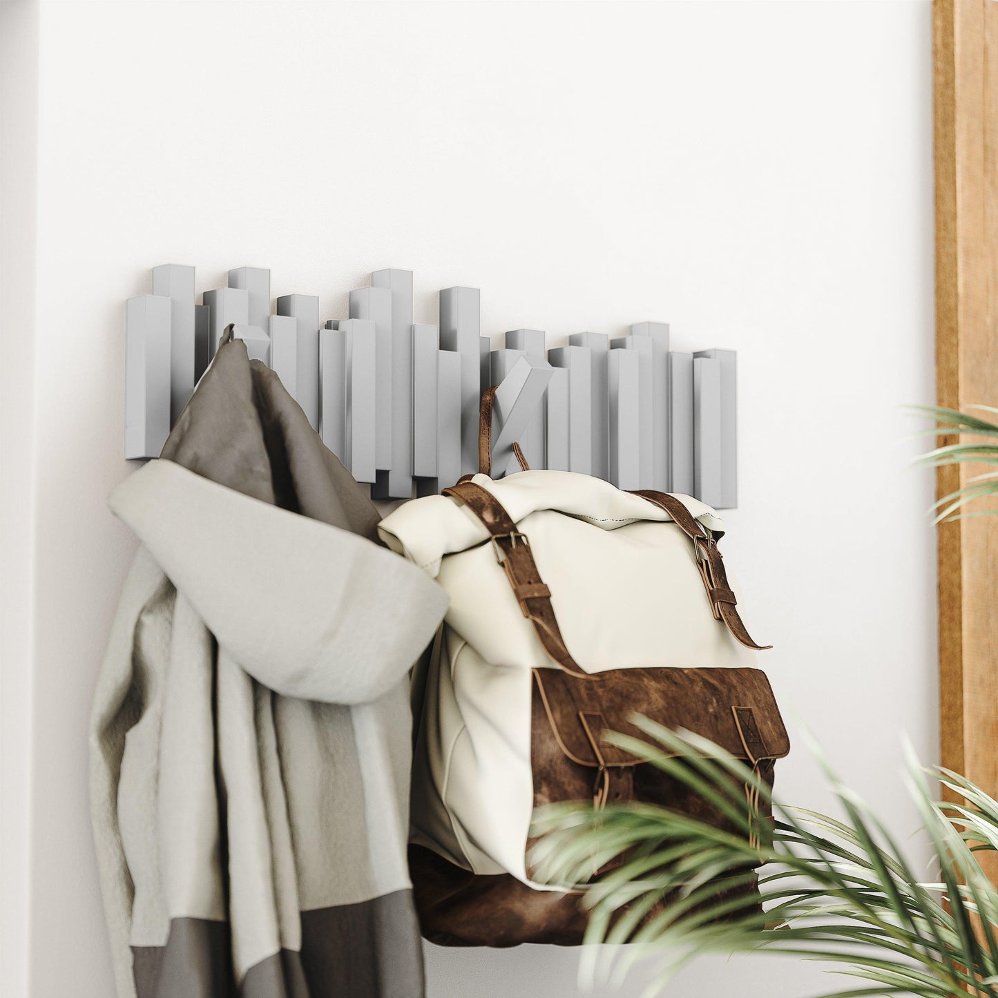 Sticks Wall Mounted Coat Rack