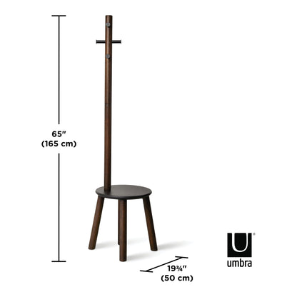 Pillar Stool and Coatrack